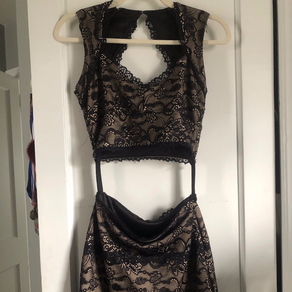 Lace Two-Piece Dress